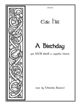 A Birthday SSAATTBB choral sheet music cover
